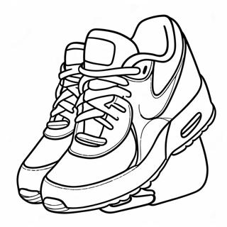 Kleurige Air Max Schoenen Kleurplaat 28105-25517