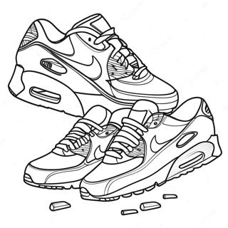 Kleurige Air Max Schoenen Kleurplaat 28105-25518