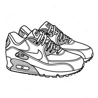 Kleurige Air Max Schoenen Kleurplaat 28105-25519