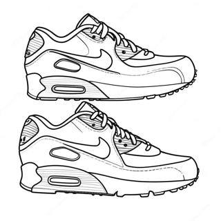 Kleurige Air Max Schoenen Kleurplaat 28105-25520