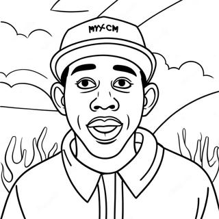 Tyler De Creator Kleurplaten