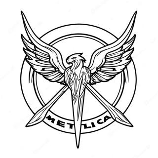 Metallica Logo Kleurplaat 28184-25578