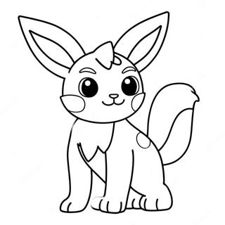 Glaceon Kleurplaat 28265-25634