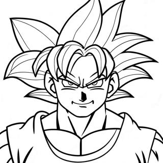 Goku Super Saiyan 4 Kleurplaten