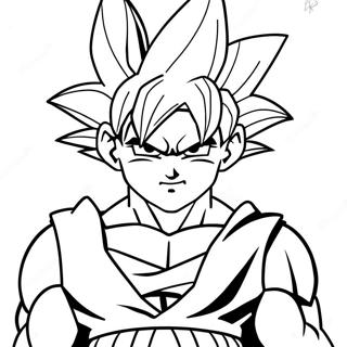 Goku Super Saiyan 4 Kleurplaat 28405-25748