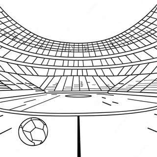 Voetbalveld Kleurplaat 28415-25754