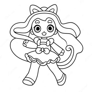 Magische Kleurplaat Van De Precure Transformatie 28747-26015