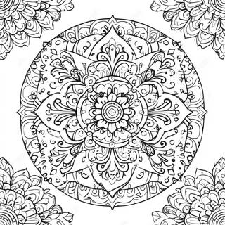 Mindfulness Mandala Kleurplaat 28787-26046