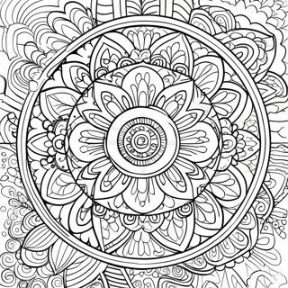 Mindfulness Mandala Kleurplaat 28787-26047