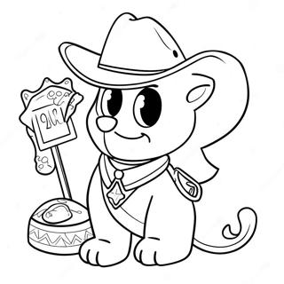 Sheriff Callie Kleurplaten