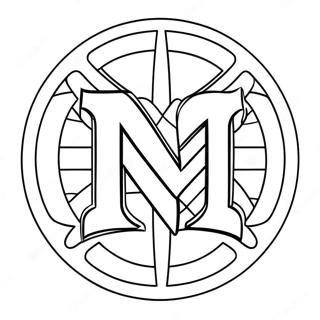 Mets Logo Kleurplaat 29246-26410