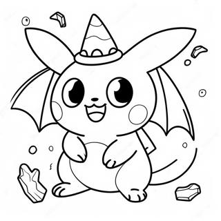 Schattige Halloween Pokemon Kleurplaat 29266-26426