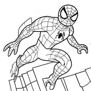 Spiderman Hagedis Kleurplaat 29296-26452