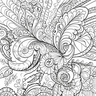 Paisley Patroon Kleurplaat 29327-26466