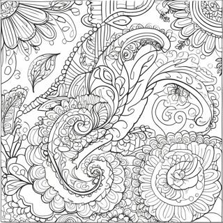 Intricate Paisley Ontwerp Kleurplaat 29328-26469