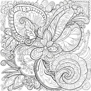 Intricate Paisley Ontwerp Kleurplaat 29328-26470