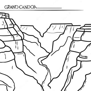 Grand Canyon Schilderachtige Uitzicht Kleurplaat 29767-26820