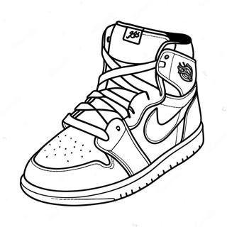 Jordan 1 Sneaker Kleurplaat 2978-2411