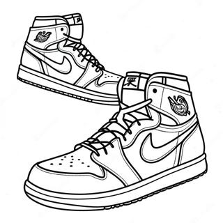 Classic Jordan 1 Sneaker Kleurplaat 2979-2413