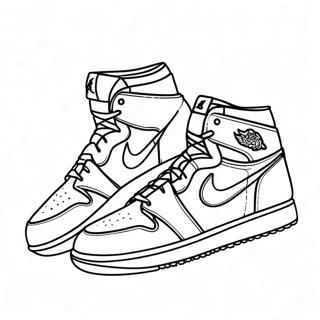 Classic Jordan 1 Sneaker Kleurplaat 2979-2414