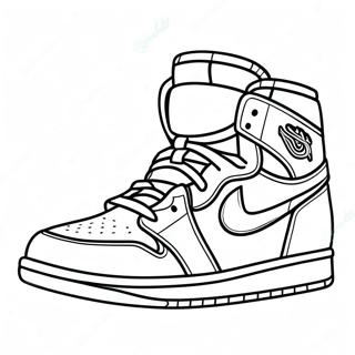 Classic Jordan 1 Sneaker Kleurplaat 2979-2415