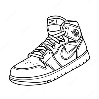 Classic Jordan 1 Sneaker Kleurplaat 2979-2416