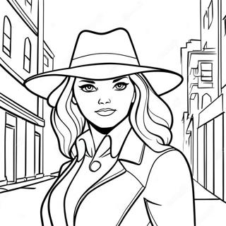 Carmen Sandiego In Een Mysterieuze Stad Kleurplaat 29889-26910