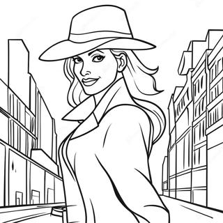 Carmen Sandiego In Een Mysterieuze Stad Kleurplaat 29889-26911