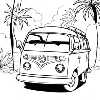 Classic Vw Bus Kleurplaat 30109-27085