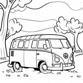 Classic Vw Bus Kleurplaat 30109-27087