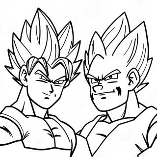 Goku En Vegeta Kleurplaat 30438-27344