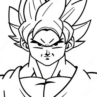 Super Saiyan Goku In Actie Kleurplaat 30439-27345