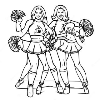 Arizona Cardinals Cheerleaders Kleurplaat 30659-27521