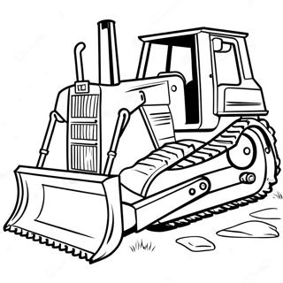 Bulldozer Kleurplaat 30758-27599