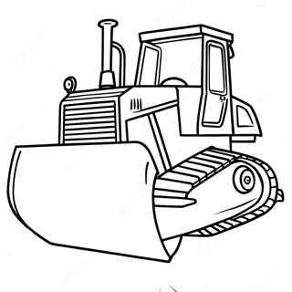 Bulldozer Kleurplaat 30758-27600