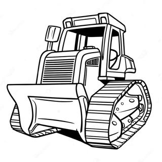 Bouwplaats Bulldozer Kleurplaat 30759-27602