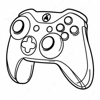 Xbox Controller In Actie Kleurplaat 30769-27610