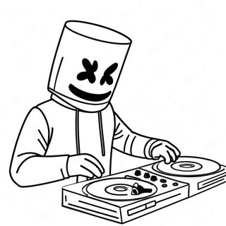 Dj Marshmello Kleurplaten