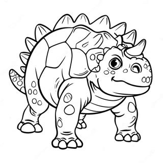 Ankylosaurus Kleurplaat 30798-27630