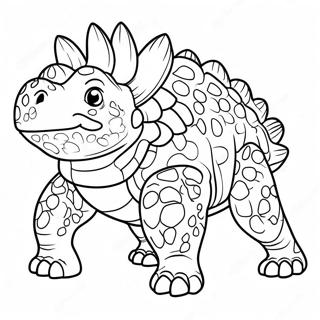 Ankylosaurus Kleurplaat 30798-27631