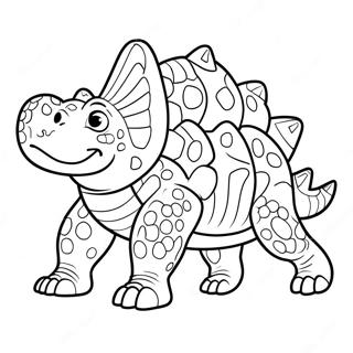 Ankylosaurus Kleurplaat 30798-27632