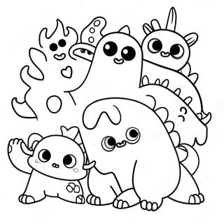 Class Dojo Monsters Kleurplaat 31069-27850