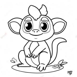 Grookey Kleurplaat 31078-27855