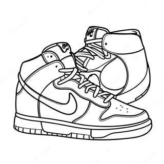 Nike Dunk Sneakers Kleurplaat 31098-27870