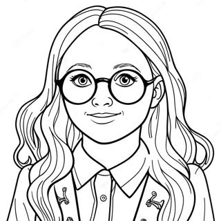 Luna Lovegood Kleurplaten