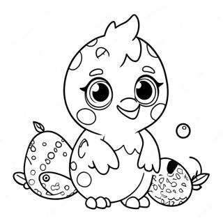 Hatchimals Kleurplaat 31428-28136