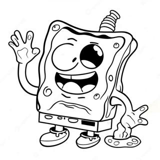 Spongebob Stoner Kleurplaat 31488-28182