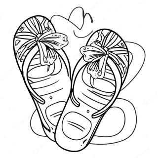 Flip Flop Kleurplaat 31698-14159