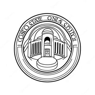 Ohio State Logo Kleurplaat 31728-16286