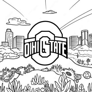 Ohio State Logo Kleurplaat 31728-16287